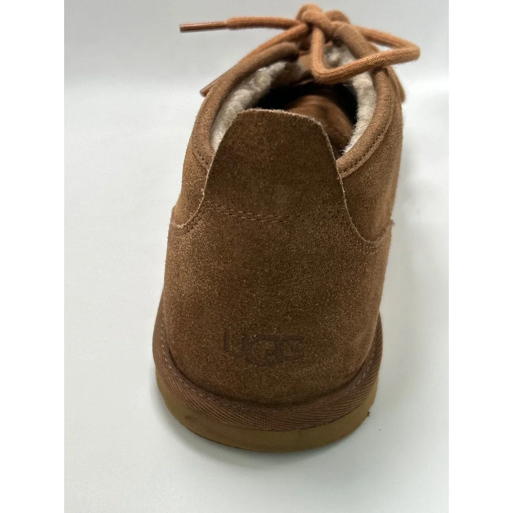 UGG Neumel Chukka Boots Mens Size 12 Chestnut Suede Shearling Lined Shoes